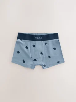 Blauw met sterren en strepen - Verpakking van 10 trunks (1,5-16jr)