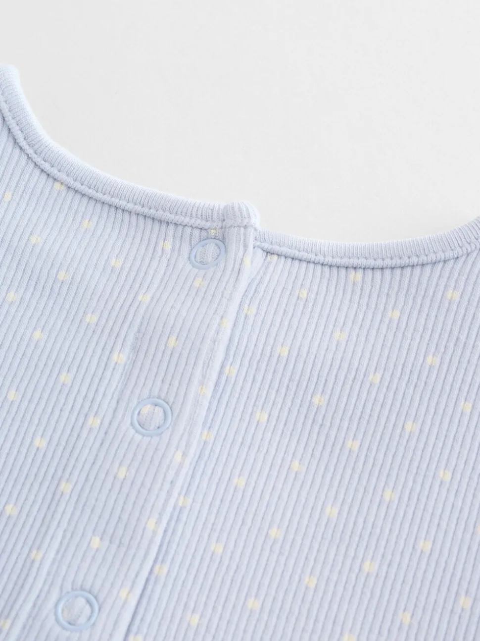 Blauw met stippen - Set met babyfriltop met lange mouwen en legging (0mnd-2jr)