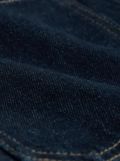 Blauw met wassing - Patch Pocket Mini Denim Shorts