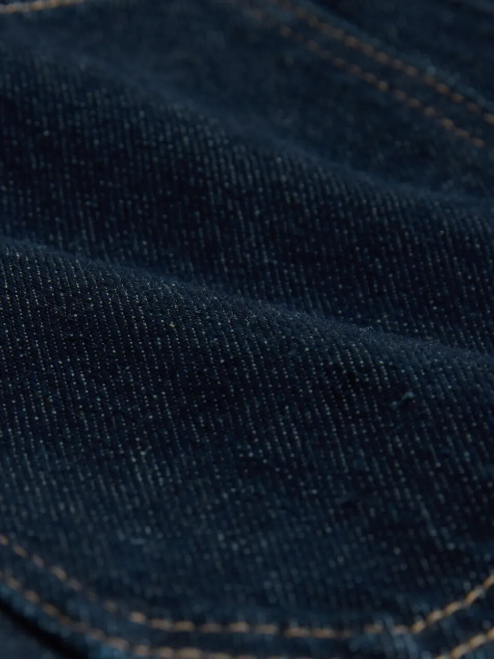 Blauw met wassing - Patch Pocket Mini Denim Shorts