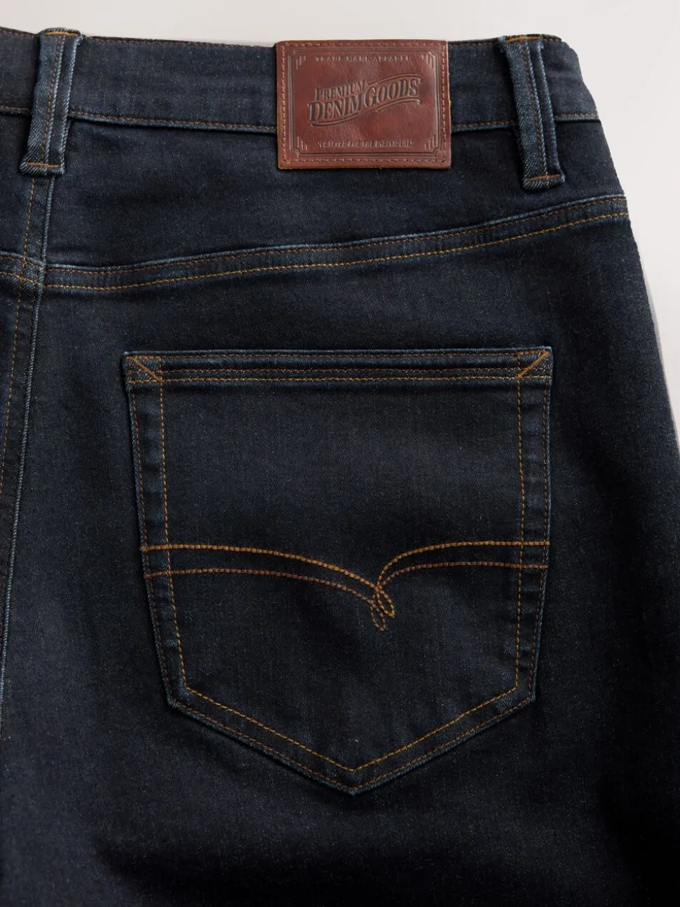 Blauw met wassing - Relaxed fit - Motionflex jeans