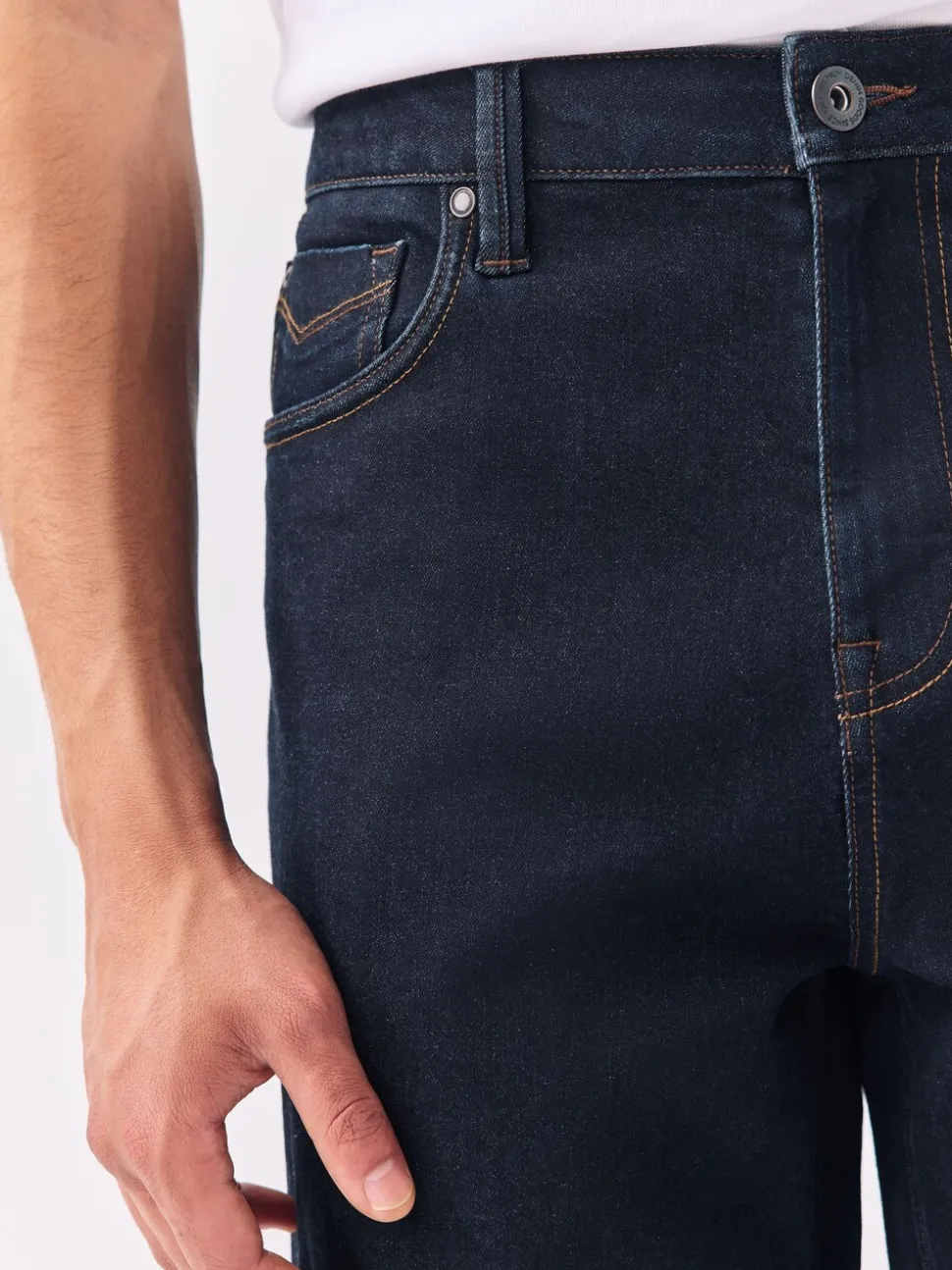 Blauw met wassing - Relaxed fit - Motionflex jeans