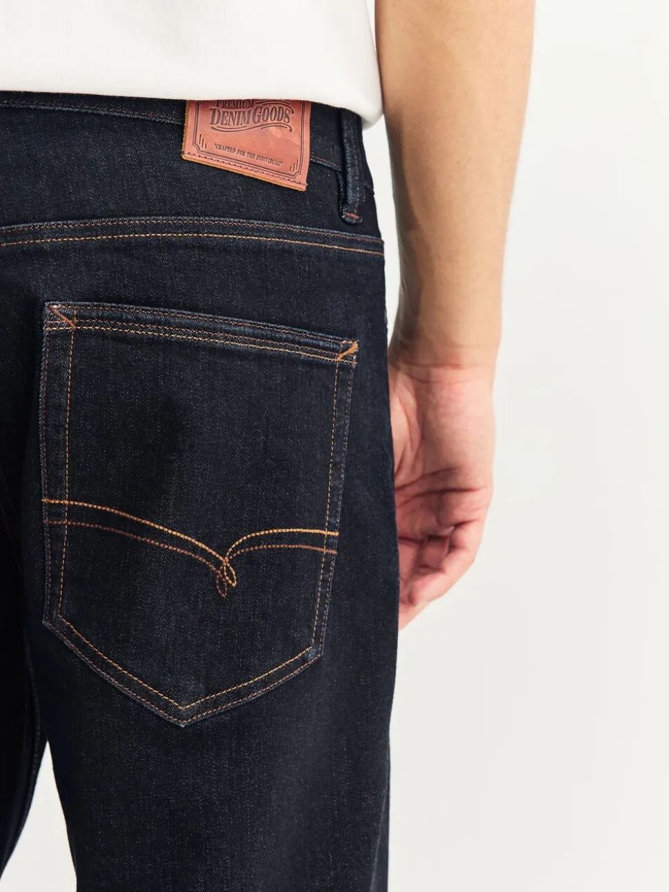 Blauw met wassing - Slim Fit - Motionflex jeans
