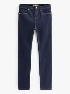 Blauw met wassing - Superzachte slim-fit jeans