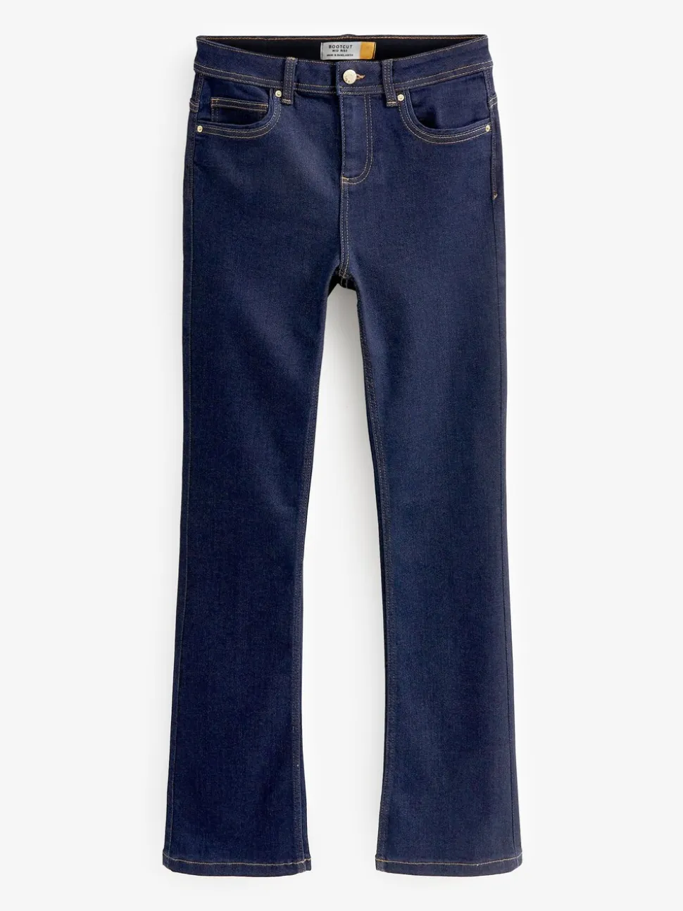 Blauw met wassing - Superzachte bootcut-jeans