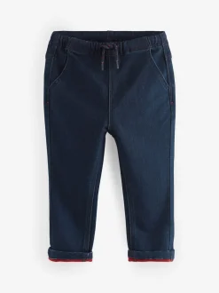 Blauw met wassing - Superzachte jeans met stretch en elastische taille (3 mnd-7 jr)
