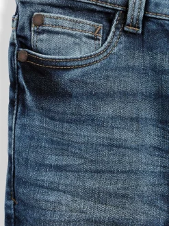 Blauw met zuurwassing - Stretchjeans (3-17jr)