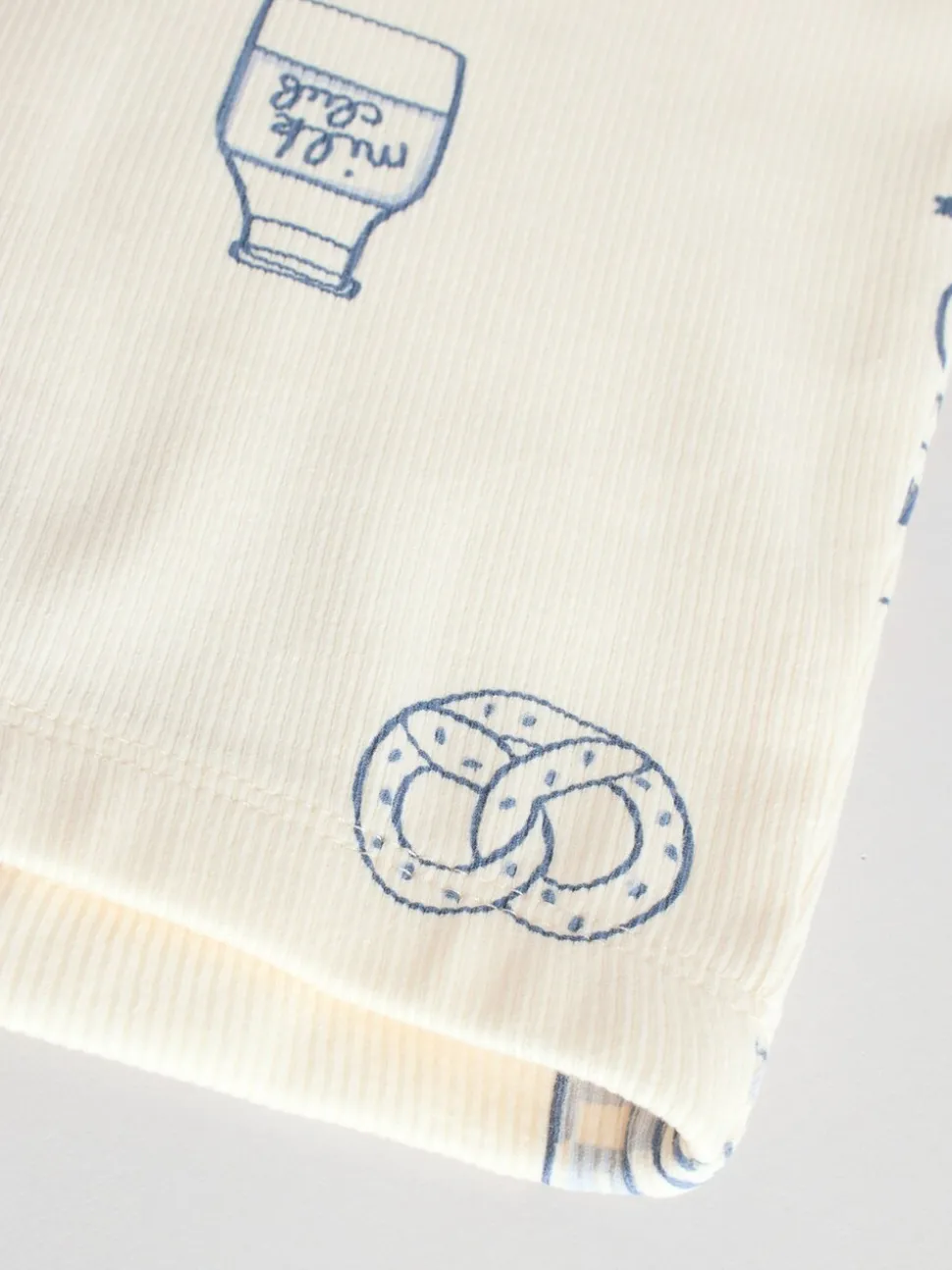 Blauw Milk Club - Tops en Leggings 6 -delige babyset (0mnd-3jr)
