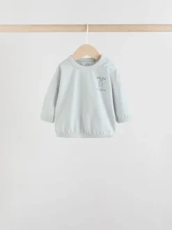 Blauw Milk Club - Tops en Leggings 6 -delige babyset (0mnd-3jr)