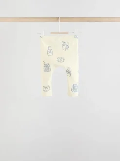 Blauw Milk Club - Tops en Leggings 6 -delige babyset (0mnd-3jr)