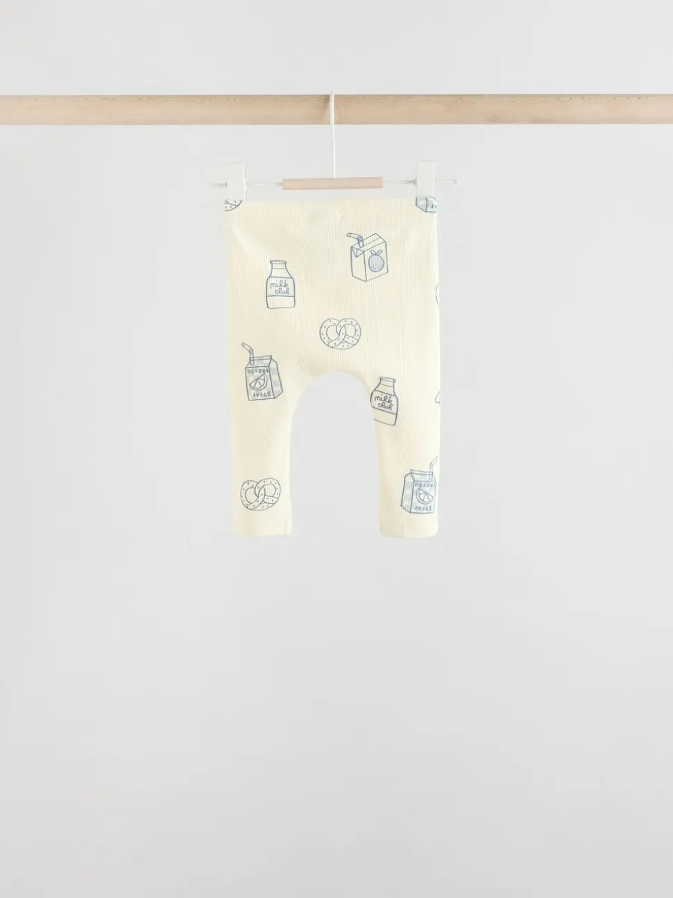 Blauw Milk Club - Tops en Leggings 6 -delige babyset (0mnd-3jr)