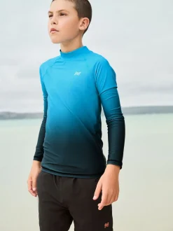 Blauw Ombre - Surfhemdje (1,5 - 16 jr)