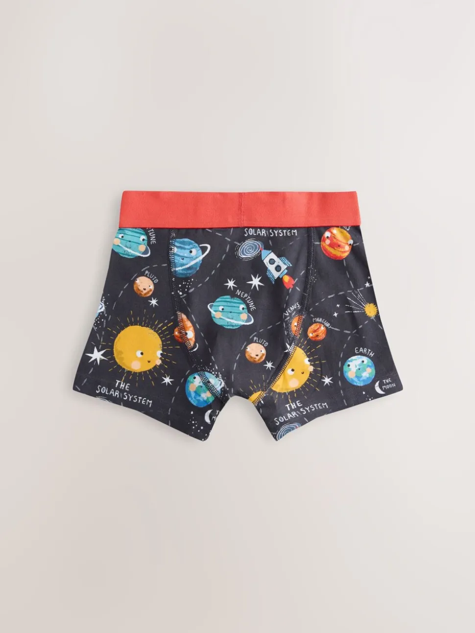 Blauw ruimteprint - Junior karakter trunks 5 verpakking (1,5-16jr)