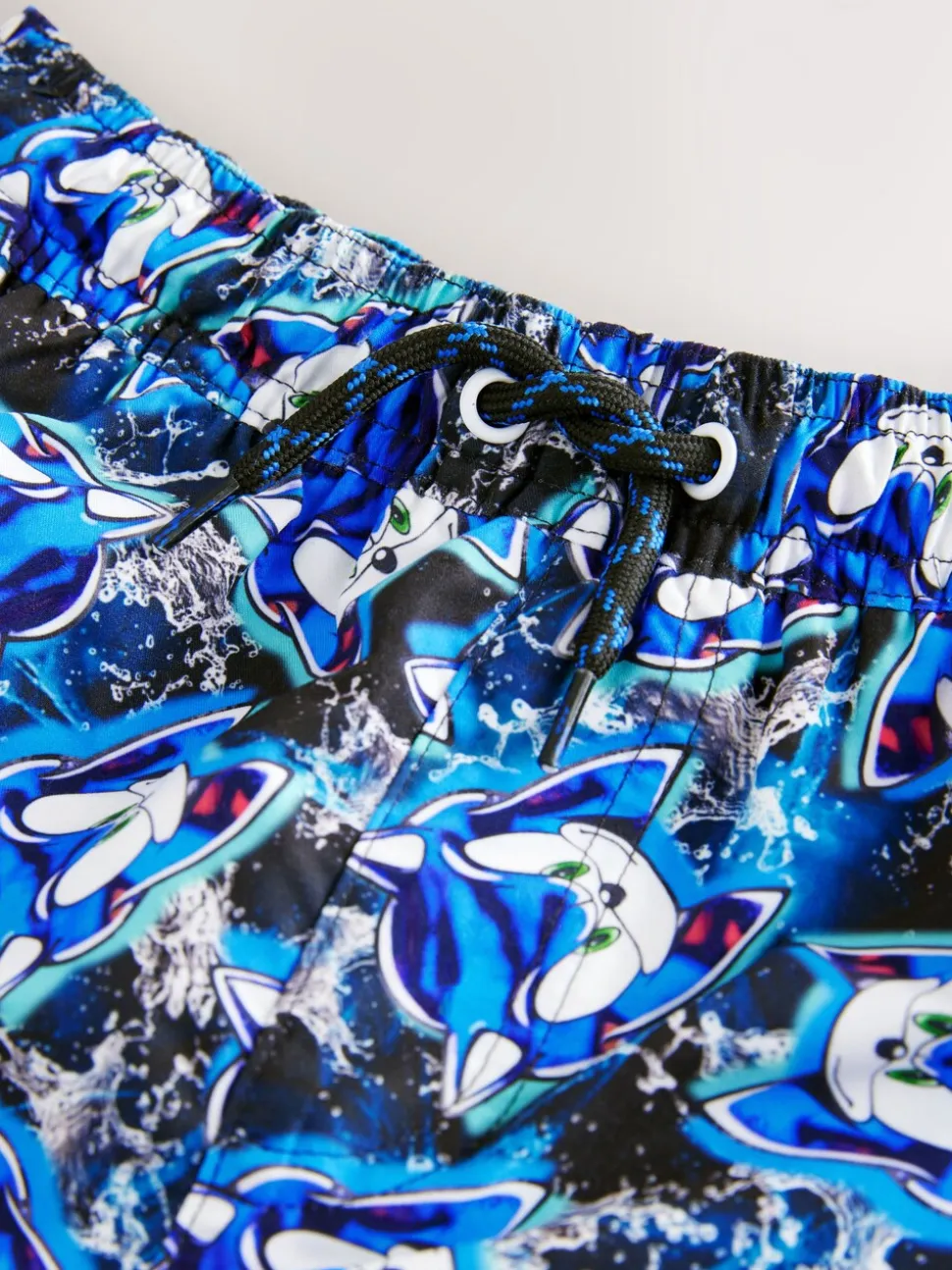 Blauw Sonic - Zwemshort (3-16 jr)