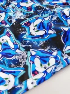 Blauw Sonic - Zwemshort (3-16 jr)