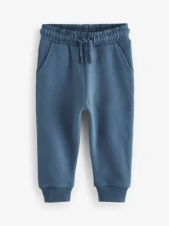 Blauw/antracietgrijs/zwart - Verpakking van 3 zachte joggingbroeken (3 mnd-7 jr)