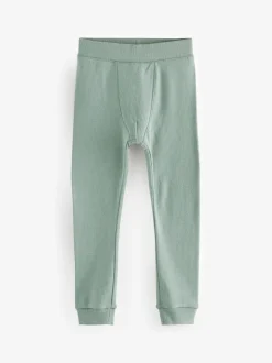 Blauw/blauwgroen - Verpakking van 2 thermische leggings (2-16 jr)