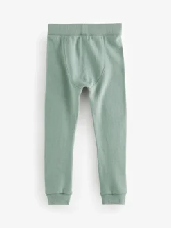 Blauw/blauwgroen - Verpakking van 2 thermische leggings (2-16 jr)