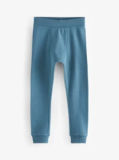 Blauw/blauwgroen - Verpakking van 2 thermische leggings (2-16 jr)