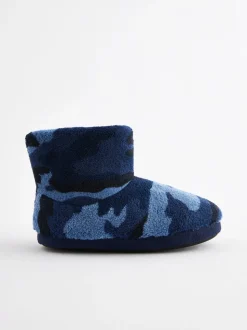Blauwe Camo - Pantoffellaars