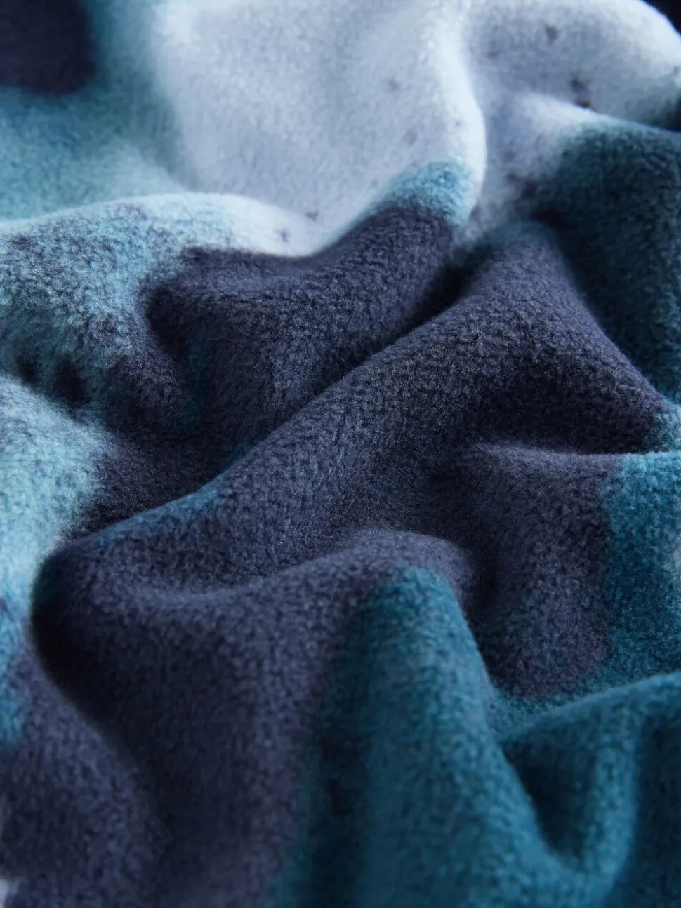 Blauwe camouflage spray - Enkele behaaglijke fleece pyjama (3 - 16 jr)