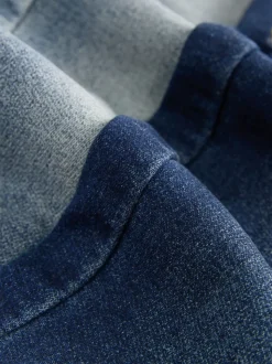 Blauwe denim - Jogger-jeans met comfortabele stretch 2 -pak (3mnd-7jr)