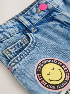 Blauwe denim - SmileyWorld® Barrel Jeans (3-16jr)