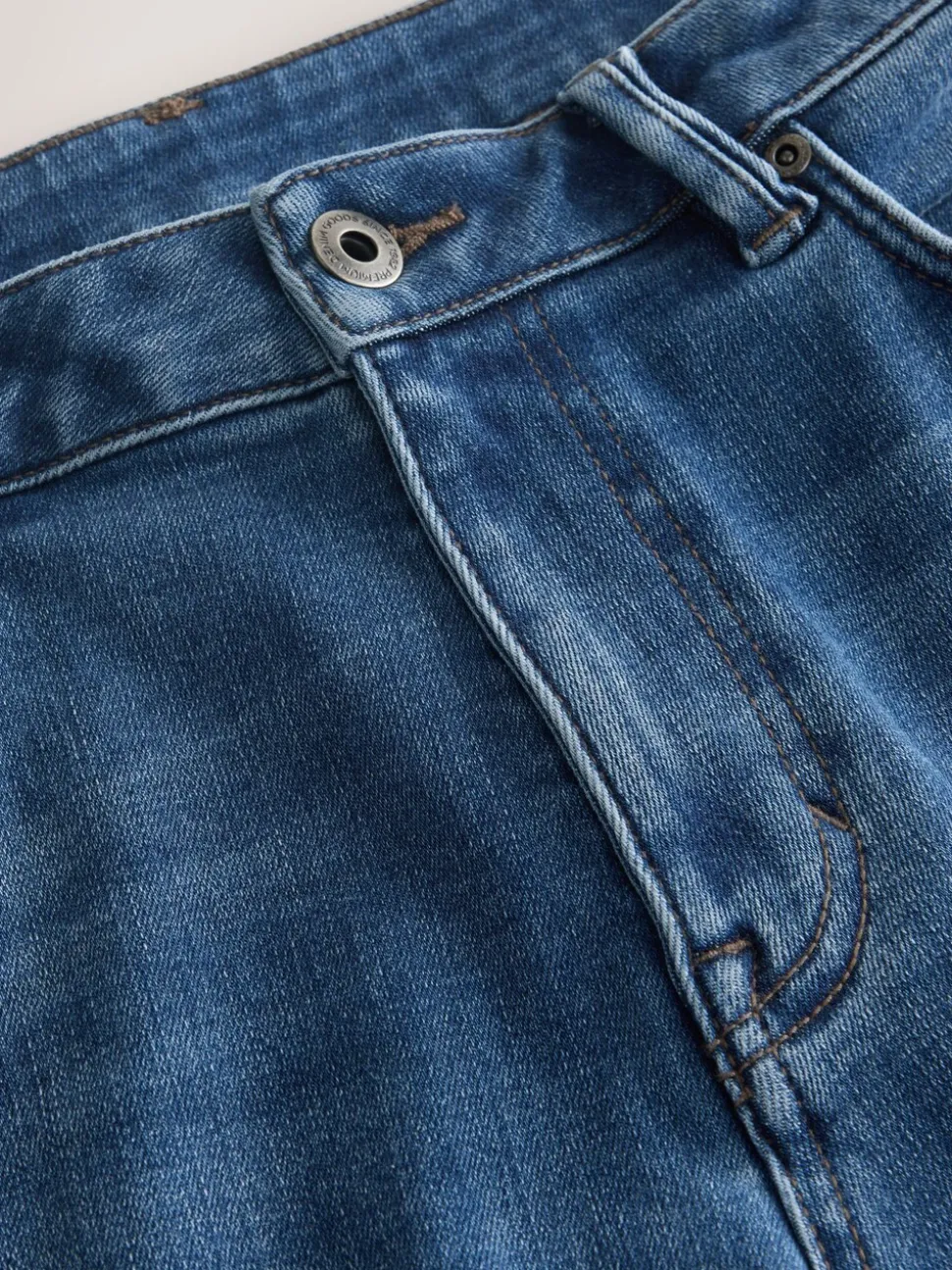 Blauwe denim - ThermoGen - Straight fit - Motionflex jeans