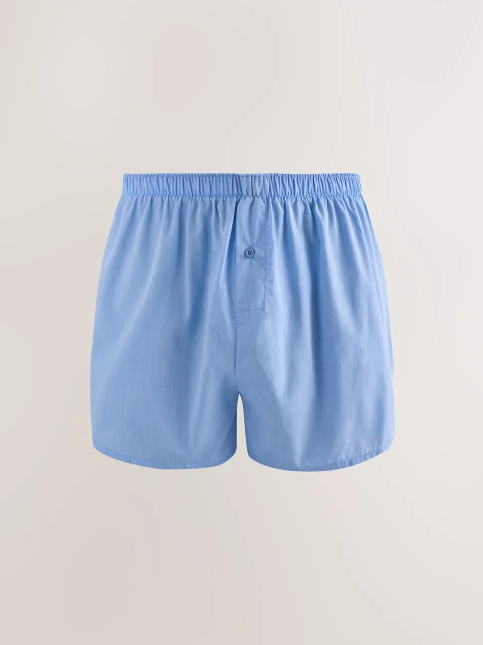 Blauwe gemixte print - Verpakking van 4 - Geweven boxershorts van puur katoen