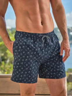 Blauwe geo - FatFace - Zwemshort