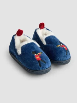 Blauwe London Soldiers - JoJo Maman Bébé Slipper Shoe