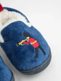 Blauwe London Soldiers - JoJo Maman Bébé Slipper Shoe