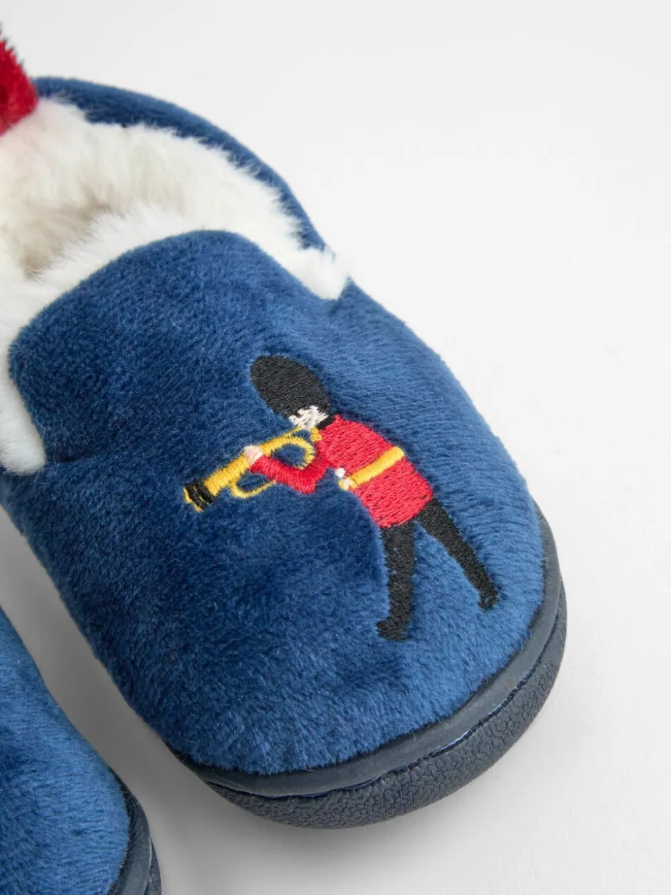 Blauwe London Soldiers - JoJo Maman Bébé Slipper Shoe