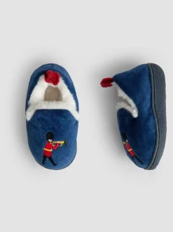 Blauwe London Soldiers - JoJo Maman Bébé Slipper Shoe