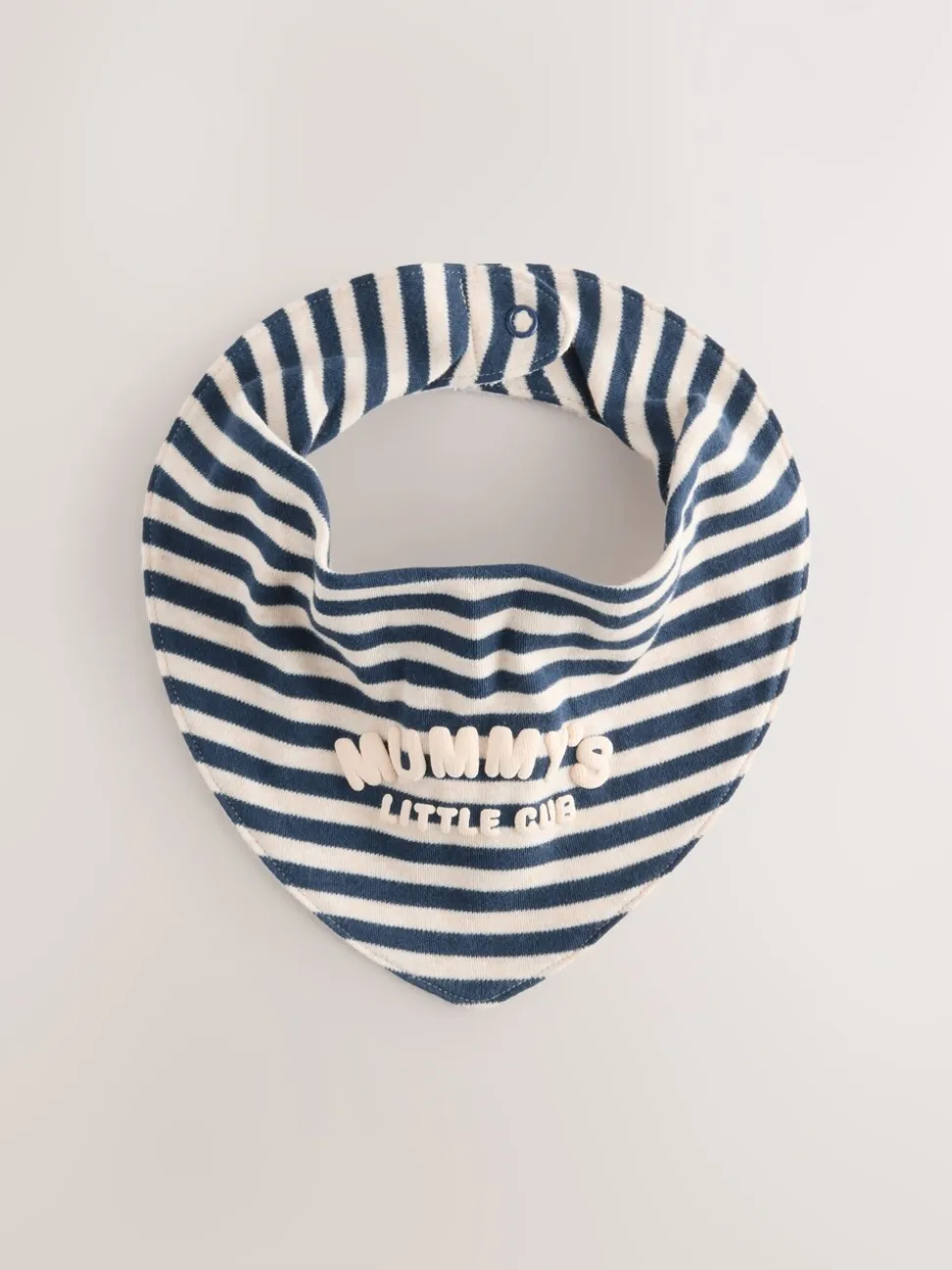 Blauwe mama en papa - Verpakking met 2 babyslabbetjes