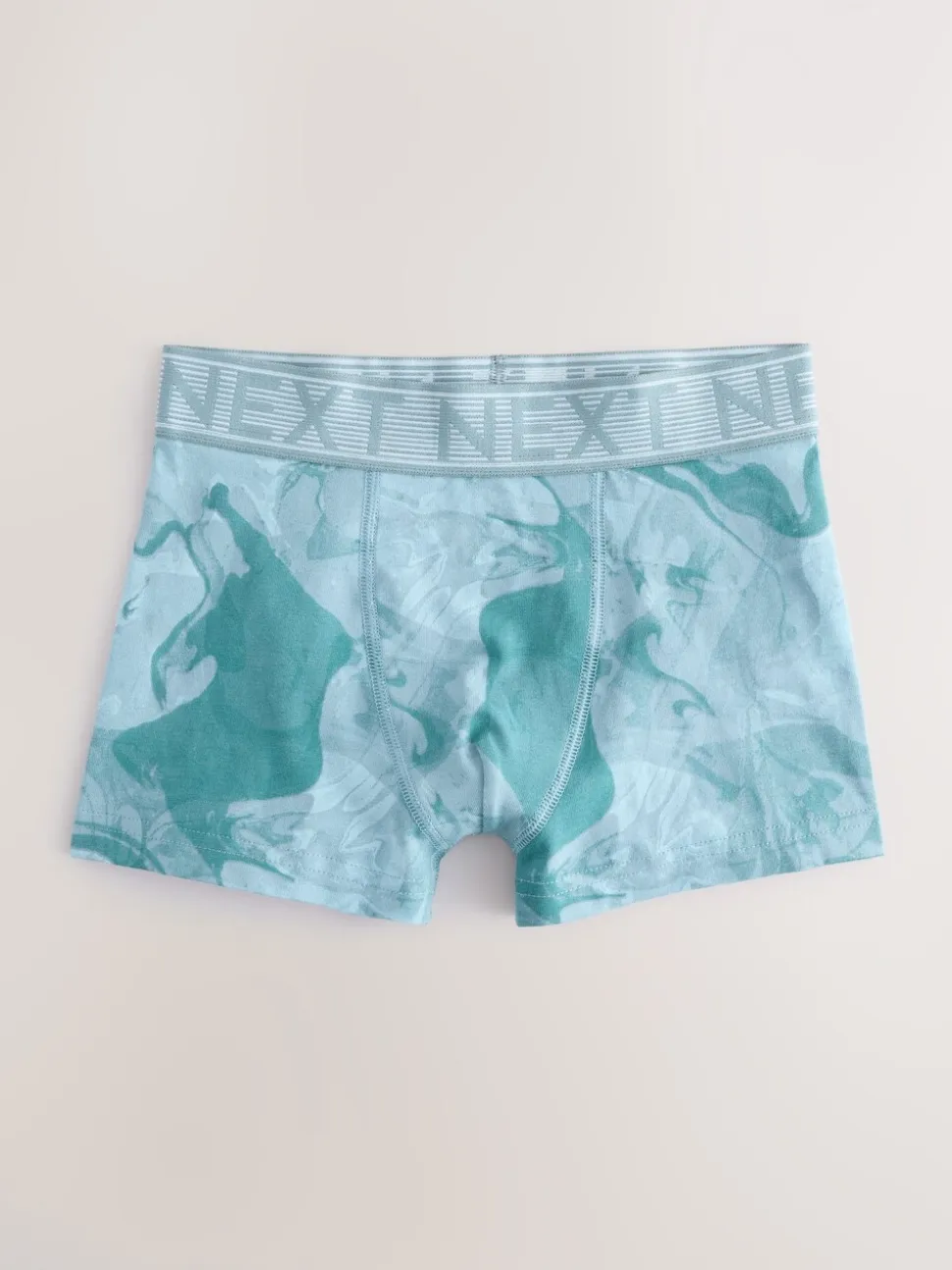 Blauwe marmerprint - Verpakking van 5 boxers (2-16jr)