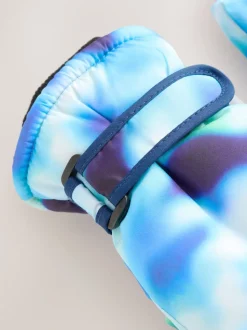 Blauwe print - Skihandschoenen (3-16jaar)