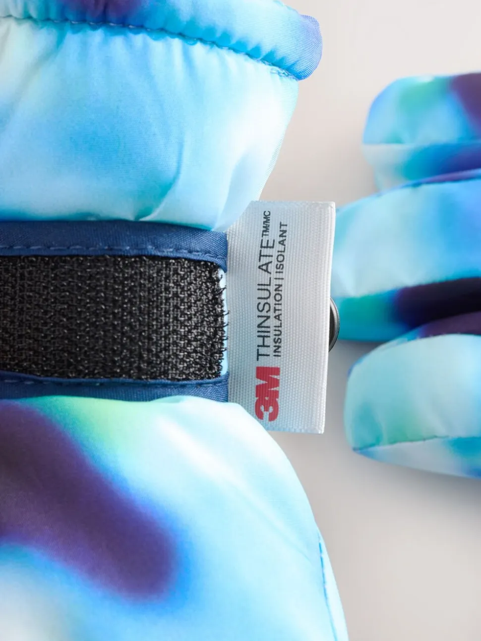 Blauwe print - Skihandschoenen (3-16jaar)