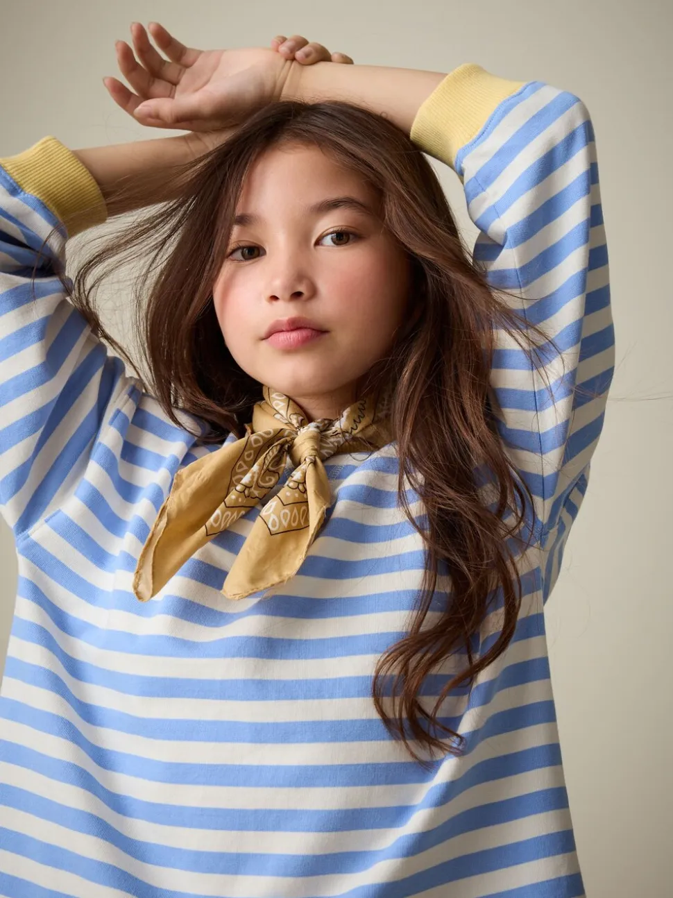 Blauw/geel - Sweatshirt (3 - 16 jr)
