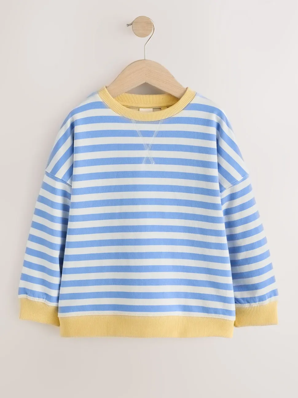 Blauw/geel - Sweatshirt (3 - 16 jr)