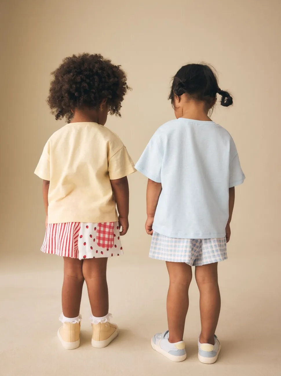 Blauw/geel - Top & Shorts Set 2 Pack (3mths-7yrs)