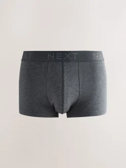 Blauw/grijs - 5 Hipsterboxershorts
