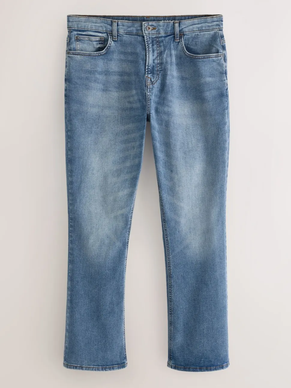 Blauw/grijs - Klassieke stretchy jeans