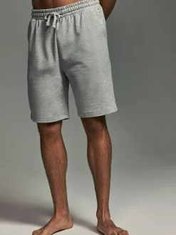Blauw/grijs - Loopback Soft Touch 2 Pack Jogger Shorts