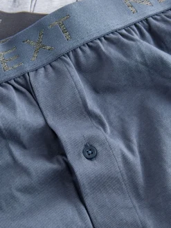 Blauw/grijs - Losse Boxer 5 set