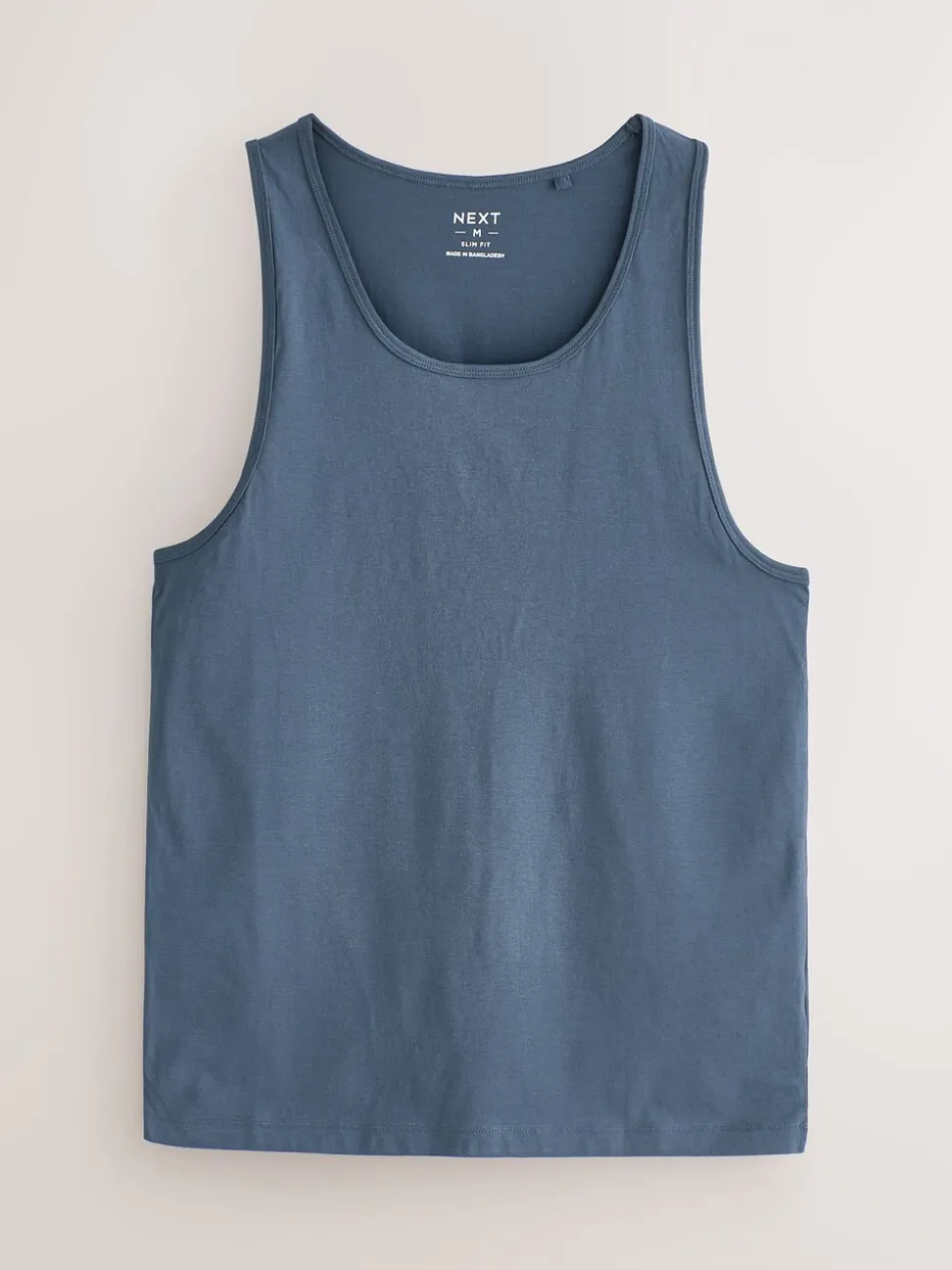 Blauw/grijs - Set van 5 100% katoenen hemden met laagjes