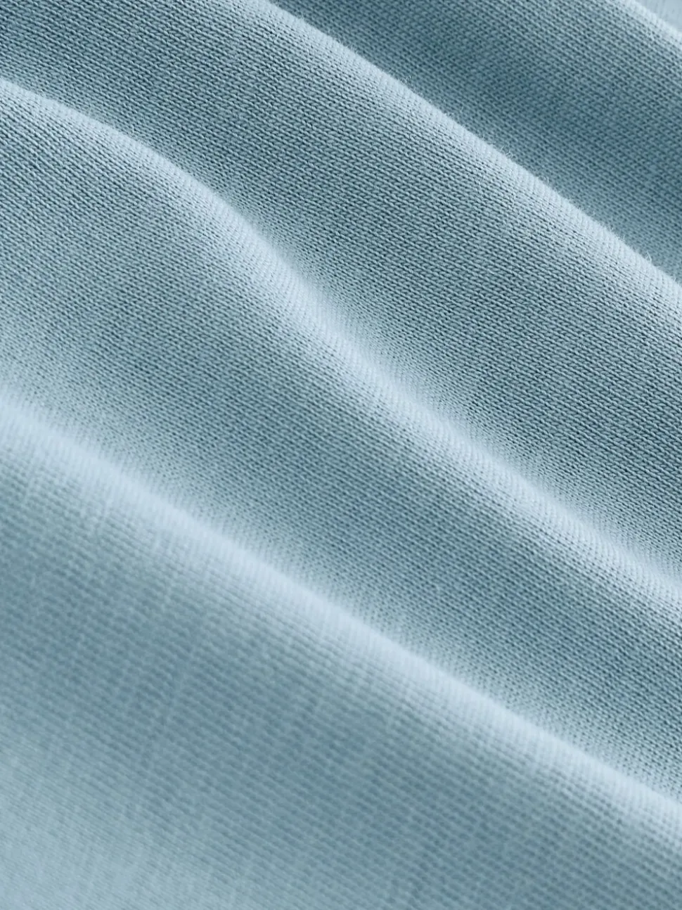 Blauw/grijs - Set van 5 100% katoenen hemden met laagjes