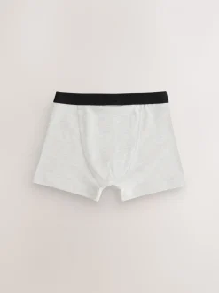 Blauw/grijs - Set van 10 boxershorts met zachte tailleband (2-16 jr)