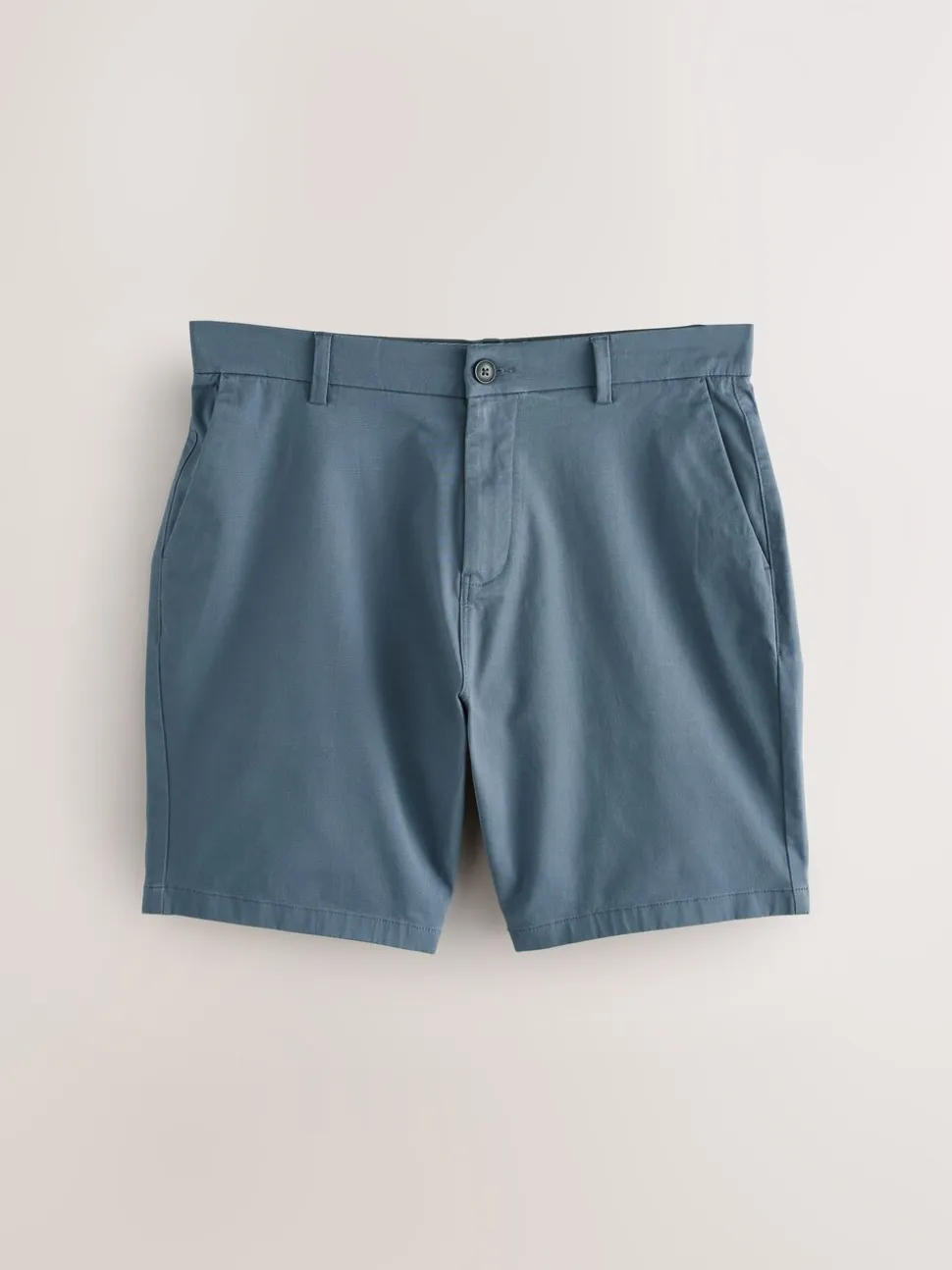 Blauw/grijs - Straight fit - Set van 2 chinoshorts met stretch