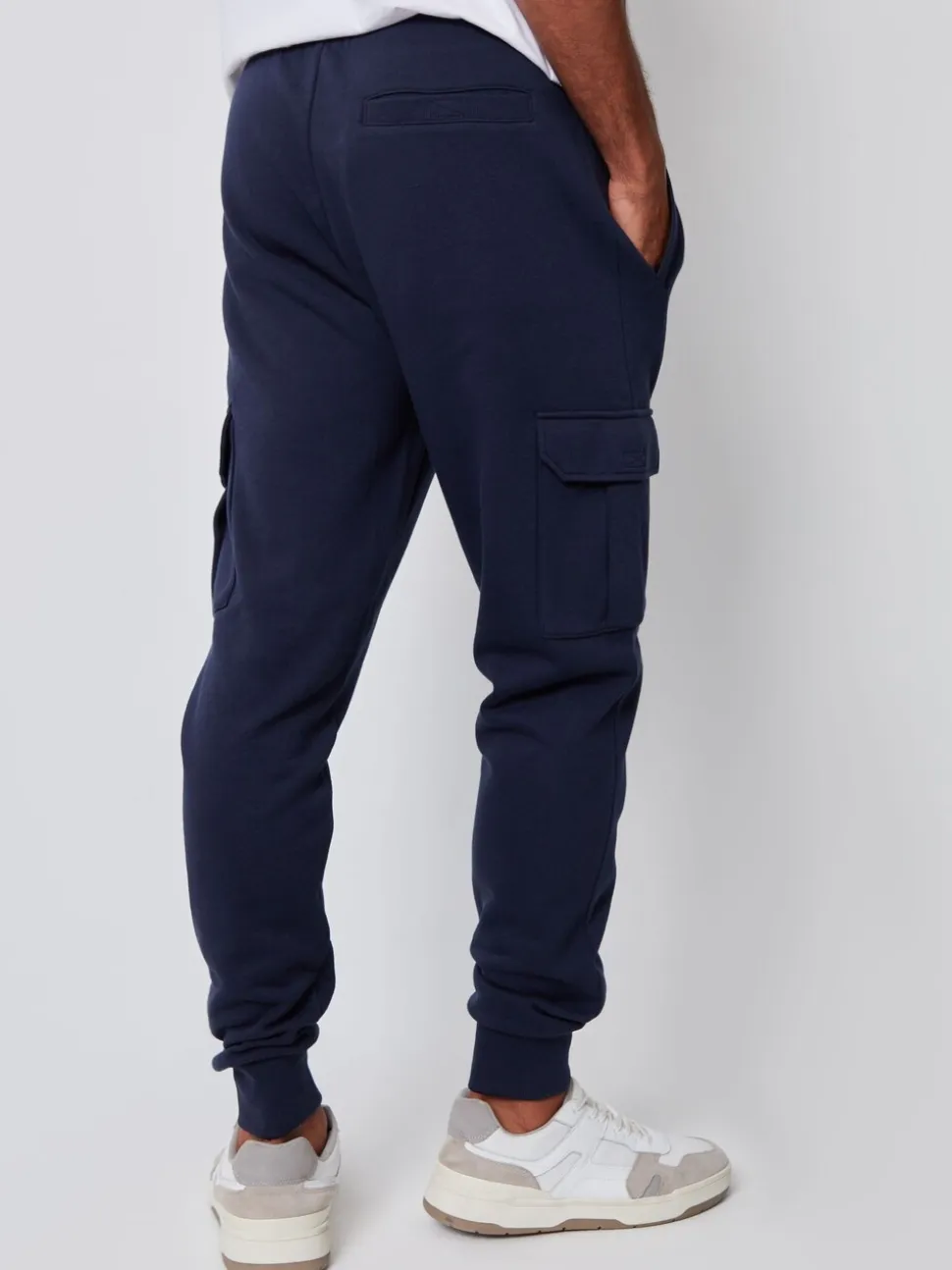 Blauw/grijs - Threadbare joggingbroek in cargostijl 2 stuks